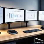 Home 21 기계공학 수학 - A detailed digital illustration of a mechanical engineering workspace focused on mathematical modeli...
