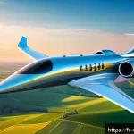Home 19 항공공학 최신 연구 - A futuristic regional aircraft with hybrid propulsion technology, featuring sleek aerodynamic design...