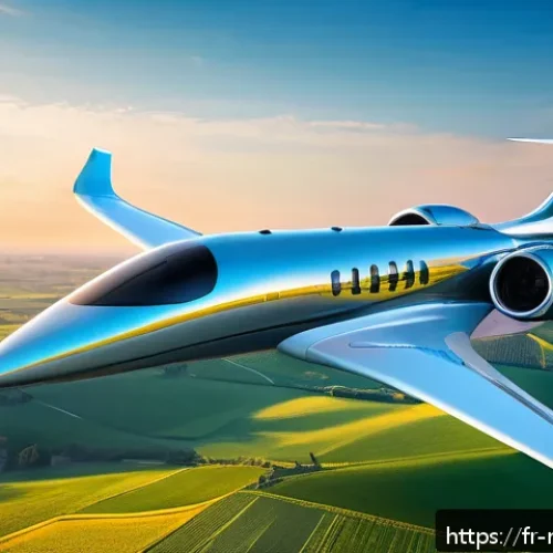 Home 31 항공공학 최신 연구 - A futuristic regional aircraft with hybrid propulsion technology, featuring sleek aerodynamic design...