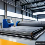 Home 23 기계항공공학 연구 분야 - A futuristic aerospace manufacturing facility in France showcasing the production of natural fiber c...