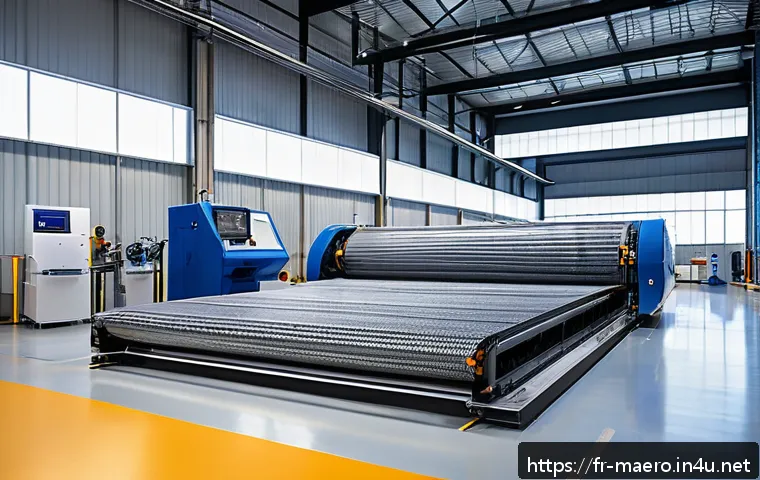 기계항공공학 연구 분야 - A futuristic aerospace manufacturing facility in France showcasing the production of natural fiber c...